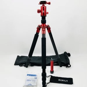 SIRUI T-004KX ALUMINIO COMPACTO TRÍPODE HERRAMIENTAS BOLSA C-10S CABEZA DE BOLA TY-C10 ¡COMO NUEVO! - Imagen 1 de 24