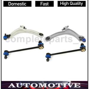 4 Front Control Arm and Ball Joint Sway Bar Link Fits 2005 2006 Chevrolet Cobalt