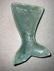 6” MERMAID TAIL CURVED PEARLIZED Teal JEWELRY TRINKET TRAY ML62C