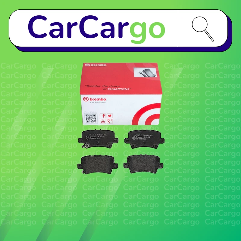 Pastillas de freno traseras Brembo para Fiat 500L MPW / Doblo Freedom 2013- Geniune OE Qual Foto 1 de 4