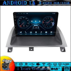 9"Android 14 Autoradio Stereo Carplay GPS SATNavi BT DAB For ROVER MG3 2010-2016 - Picture 1 of 13