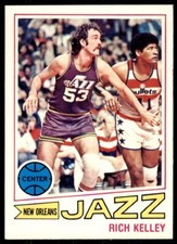 1977-78 Topps Rich Kelley Rookie . New Orleans Jazz #67.