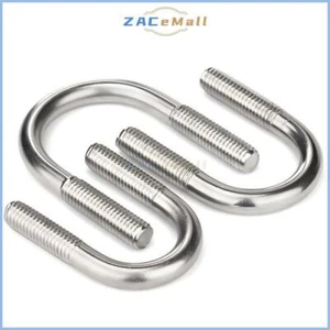 M6 M8 M10 M12 U BOLTS U CLAMP ROUND A2 STAINLESS STEEL STANDARD PIPE - Picture 1 of 51