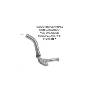 ARROW RACCORD RC ACIER APRILIA DORSODURO 900 2017 17 2018 18 2019 19 - Picture 1 of 1