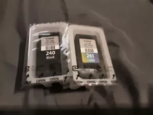 Genuine OEM Canon PG-240 Black & CL-241 Color Ink Bulk Packaging - Picture 1 of 1