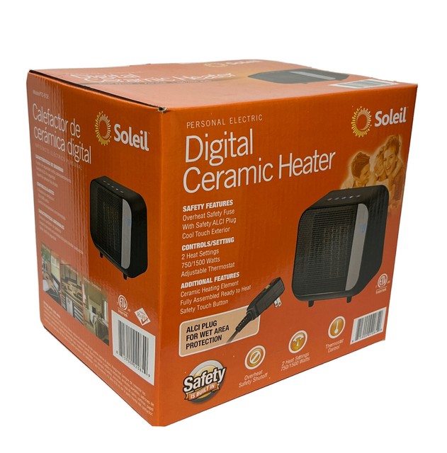 Soleil Home Space Heaters 2 Heat Settings for sale | eBay