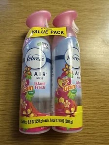 Febreze Air Refresher Gain Island Fresh 8.8 oz ea. (Lot of 2) Ships FREE in USA  - Picture 1 of 2