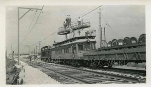 OC683 RP 1956 CSS&SB SOUTH SHORE RAILWAY LINE REPAIR CREW CARS X1134 1100 601 - Bild 1 von 1