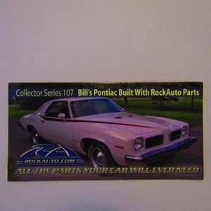 ROCKAUTO ROCK AUTO Collector Series 107 Car Magnet PONTIAC - Picture 1 of 1