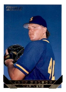 1993 Topps Gold Jeff Nelson Foil MLB Insert PWE Mariners #493 - Picture 1 of 2