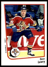 1994-95 PANINI ALBUM STICKERS DAVE LOWRY FLORIDA PANTHERS #69