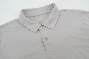 Camisa Polo Free Fly Para Hombre Mediana Elevada Gris UPF 30 Elastizada Botón Rendimiento - Imagen 1 de 12