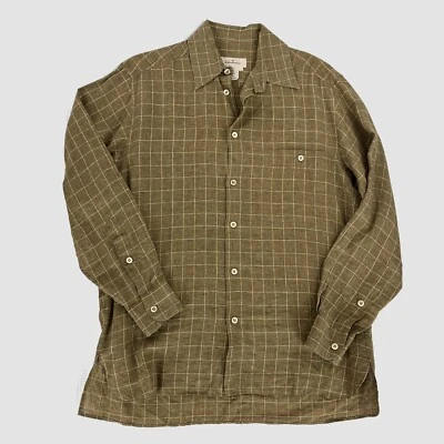 Ermenegildo Zegna 100% Linen Button Casual Long Sleeve Shirt Mens S - Image 1 of 4