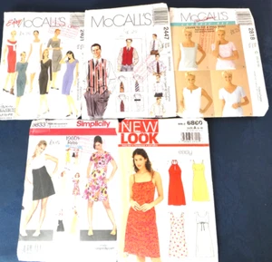 VINTAGE BUNDLE OF VARIOUS SEWING PATTERNS x 5 - REDUCING PRIVATE COLLECTION - Picture 1 of 6