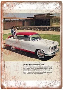 Vintage 1955 Rambler Automobile Ad Retro Look Reproduction Metal Sign A3709 - Picture 1 of 2