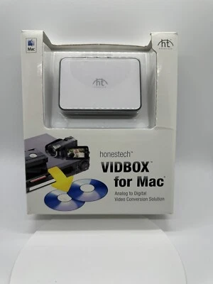 Honestech Vidbox For Mac Analog to Digital Video Conversion Solution New Sealed! - Image 1 of 4