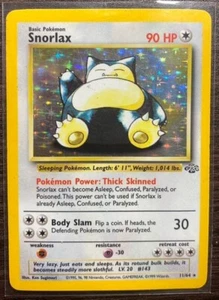 Snorlax 11/64 Jungle Set Rare Vintage 1999 Pokemon Karte - Bild 1 von 2