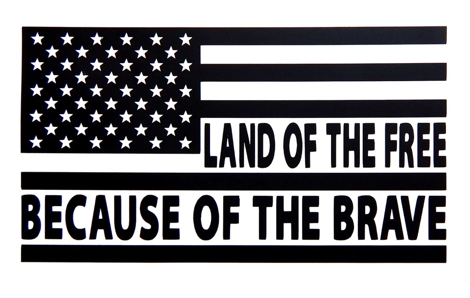 American Flag Car Body Window Bumper Vinyl Decal Sticker - Image 1 of 1
