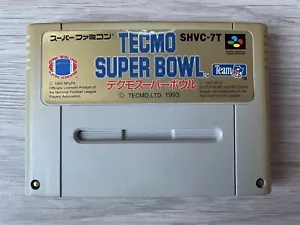 Tecmo Super Bowl SFC Nintendo Super Famicom SNES Japan Import US Seller I1124 - Picture 1 of 3