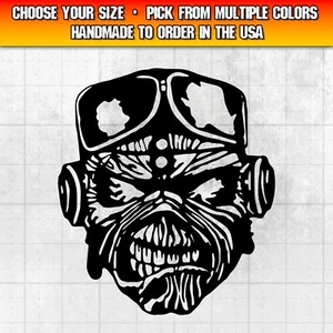 Iron Maiden Eddie Decal for Cars, Trucks, Laptops, Heavy Metal Decal, NWOBHM - Picture 1 of 1