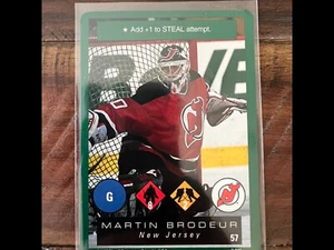 1995-96 Playoff One on One Challenge - #57 Martin Brodeur New Jersey Devils HOF - Picture 1 of 2