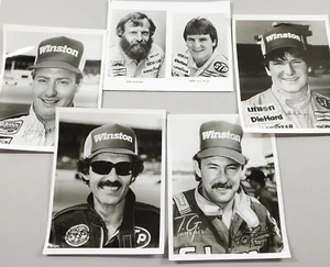 5 Original 1986 Nascar 8x10 Glossy BW Photos Press Kit Petty Richmond Hillin Jr - Picture 1 of 16