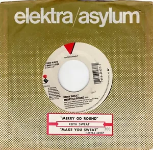 Keith Sweat – Merry Go Round / Make You Sweat 1990 Vintertainment R&B Soul VG+ - Picture 1 of 2