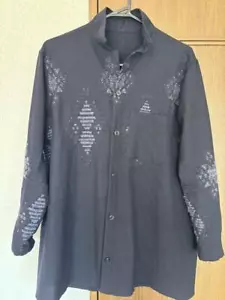 Yohji Yamamoto Y's Wool Shirt Made in Japan 1 Navy S Size Used - Picture 1 of 4