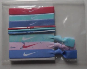 Nike Mixed Ponytail Holder Assorted 9Pk YOUTH Multicolor - Picture 1 of 2
