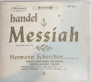 HANDEL Messiah cond HERMAN SCHERCHEN/ VIENNA: 4LP Set Westminster WST 306 HIFI - Picture 1 of 12