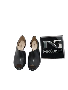 NERO GIARDINI SANDALO DONNA ART. E218300DE/100 IN PELLE COLOR NERO - Foto 1 di 3