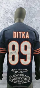 Mike Ditka Chicago Bears Autographed Signed Embroidered Pro Style Jersey Jsa Wit - Picture 1 of 1