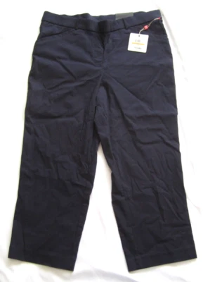 Nuevo pantalón Rafaella Comfort azul marino con etiqueta talla 16W (WP283) Foto 1 de 4