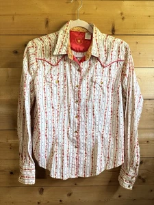 Twenty X 20X Shirt Women Floral Westeren Cowgirl Long Sleeve Snap Size Medium - Picture 1 of 6