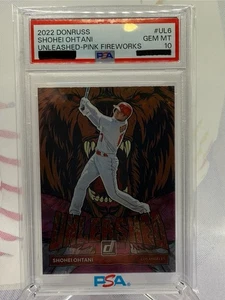 2022 Panini Donruss - Unleashed Shohei Ohtani #UL-6 Pink Fireworks - Bild 1 von 3