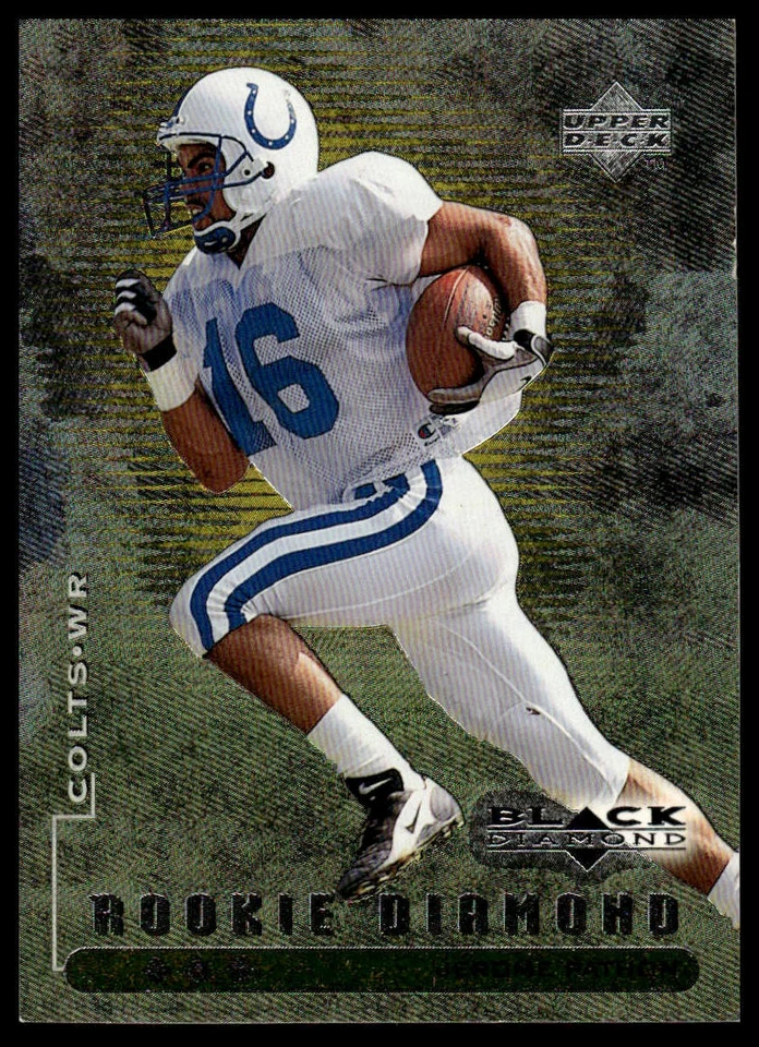 1998 Upper Deck Black Diamond Rookie Edition #106 Jerome Pathon Triple #/1000 - Image 1 of 2