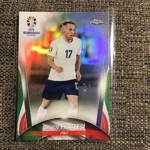 2023-24 Topps Chrome UEFA Euro David Frattesi Refractor - Picture 1 of 2