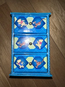 Disney Winnie The Pooh And Tiger Three Drawer Jewelry Box (A6-09) - Picture 1 of 9