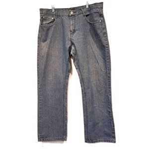 Jeans Denim Culture DC Bootcut lavado oscuro occidentales 100 % algodón denim para hombre 38/30 - Imagen 1 de 8