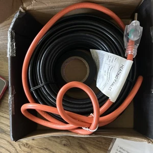 50FT Roof Snow and Gutter Deicing Cable, Self Regulating Heating Cable - Picture 1 of 4