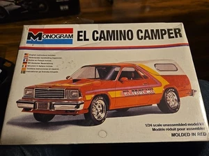 Vintage Monogram 1979 Chevy El Camino Camper Model Kit 2252 Factory Sealed - Picture 1 of 2