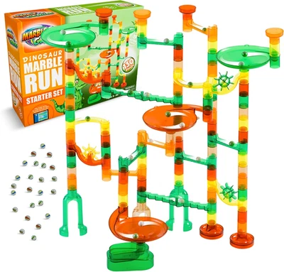Marble Run Starter Set STEM Toy for Kids Ages 4-12 - 130 Complete Pieces (80 Tra - Image 1 of 4