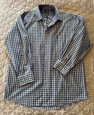 Camisa tejida manga larga con botones talla XL 17-17 1/2 para hombre U. POLO ASSN Foto 1 de 4