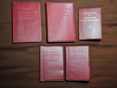 FIVE (5) MOST POPULAR RED BOOKS IN 1960'S CHINA CULTURAL REVOLUTION - Mint Cond. - Image 1 of 4