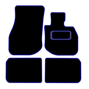 CAR MATS FOR BMW iX2 xDRIVE (U10 EV) 2022 & ON ALL WEATHER TAILORED BLACK CARPET - Picture 1 of 11