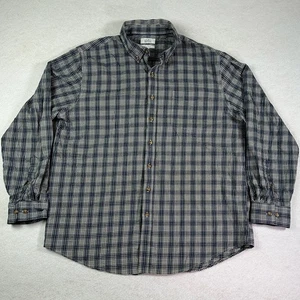 Croft & Barrow Men's Shirt XL Blue Long Sleeve Button Down Easy Care Pocket - Picture 1 of 11