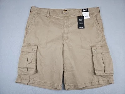 Pantalones Cortos de Carga Para Hombre Lee Talla 42 Marrón Calce Relajado Elastizados Activos Nuevos con Etiquetas Foto 1 de 4