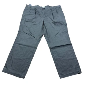 Dockers braune plissierte Baumwolle Khakis Chinohose Herren Hose 44x28 - Bild 1 von 3