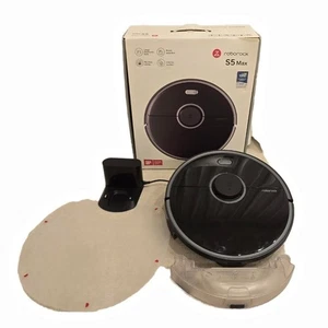 Roborock S5 Max Black Robot Vacuum Cleaner With Accessories Almost unused - Picture 1 of 16