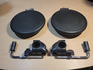 2 Pack - Roland PD-8 Rubber Tom / Hi Hat W/ Clamp & L Rod - Pdx Pd 8 9 80 #2W2 - Picture 1 of 8